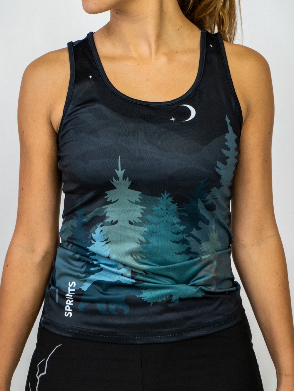 Sprints Women Nightfall Grizzly Tank Top
